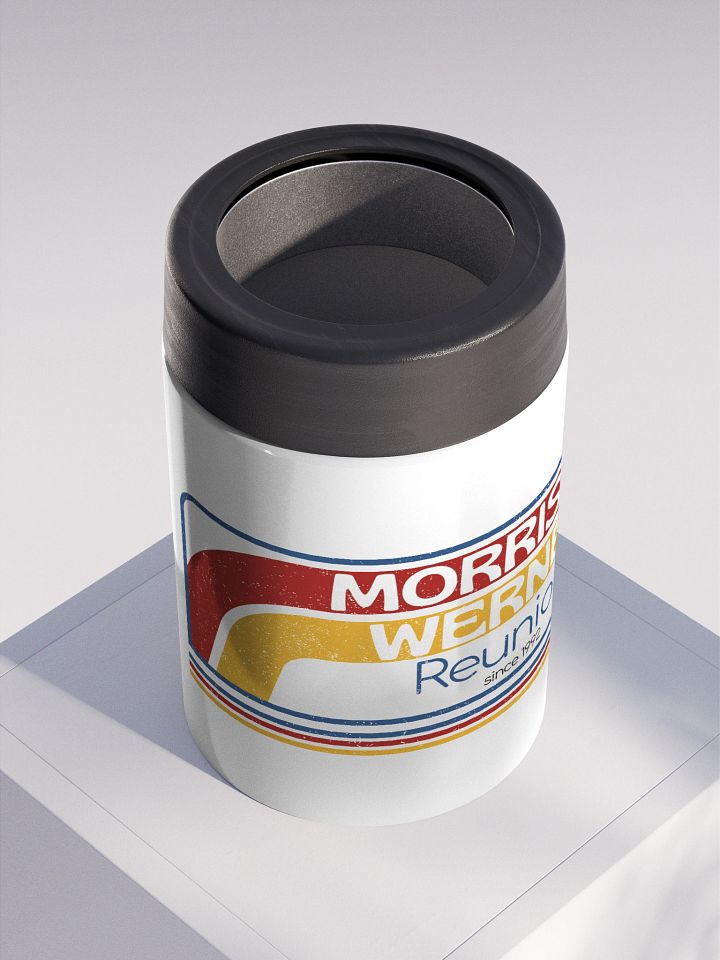 "Retro Stripes" Stainless Steel Coozie product image (2)