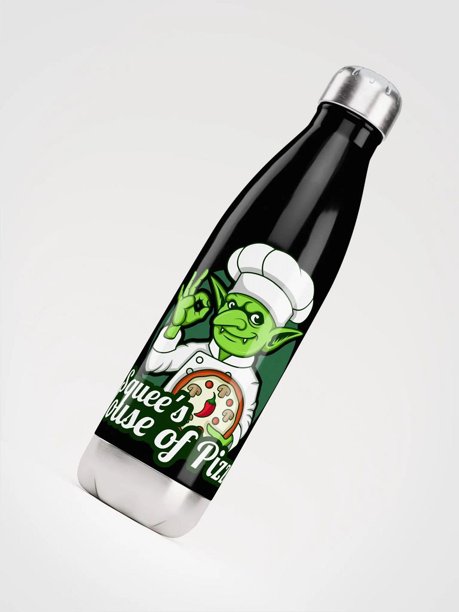 Squee’s House of Pizza Stainless Steel Water Bottle product image (4)