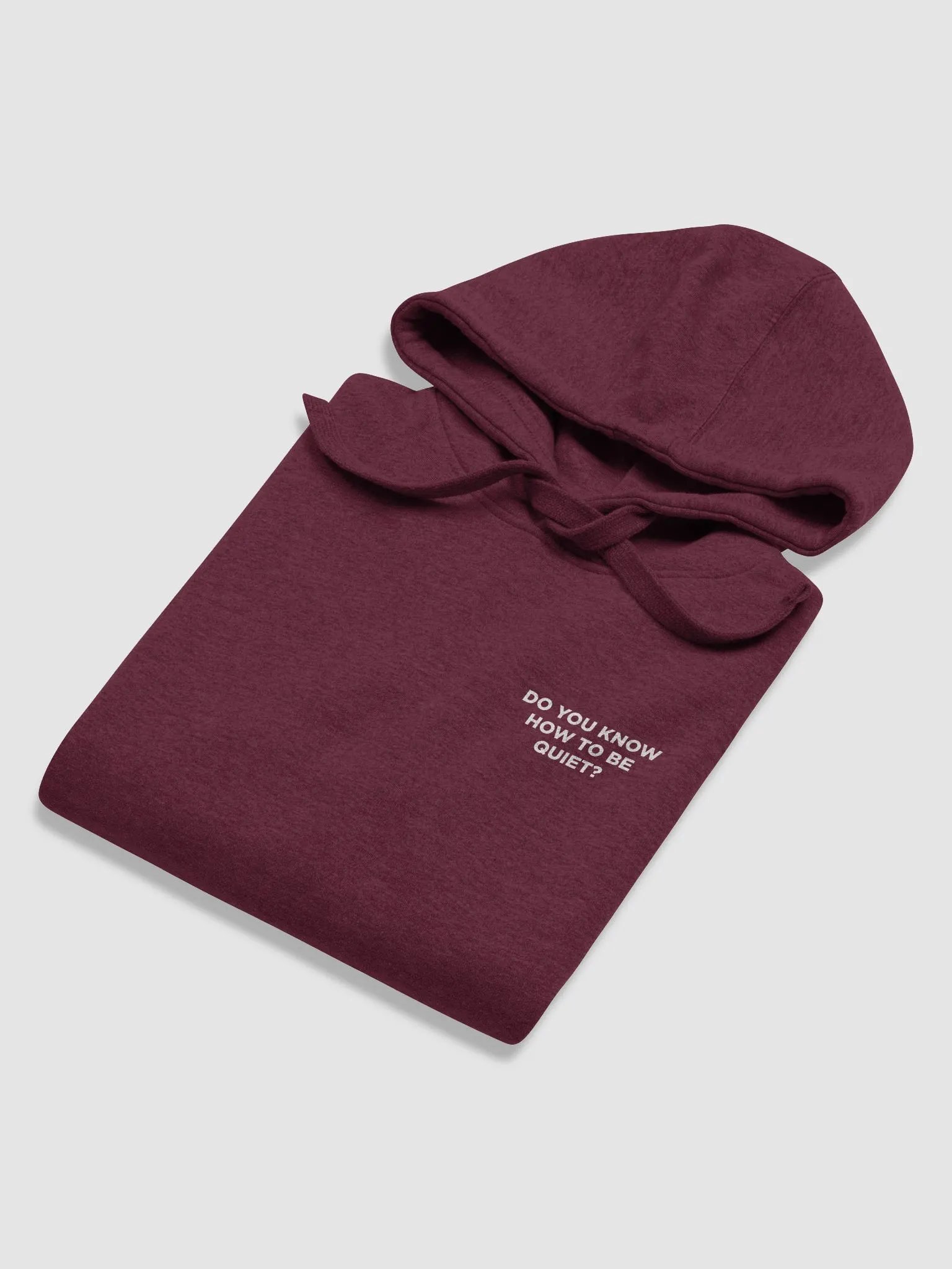 Do you know how to be Quiet? Hoodie (W) product image (5)
