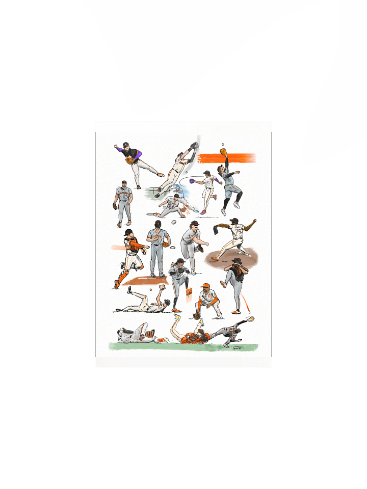 [fan art] Pitching and Defense 2025 Collage product image (3)
