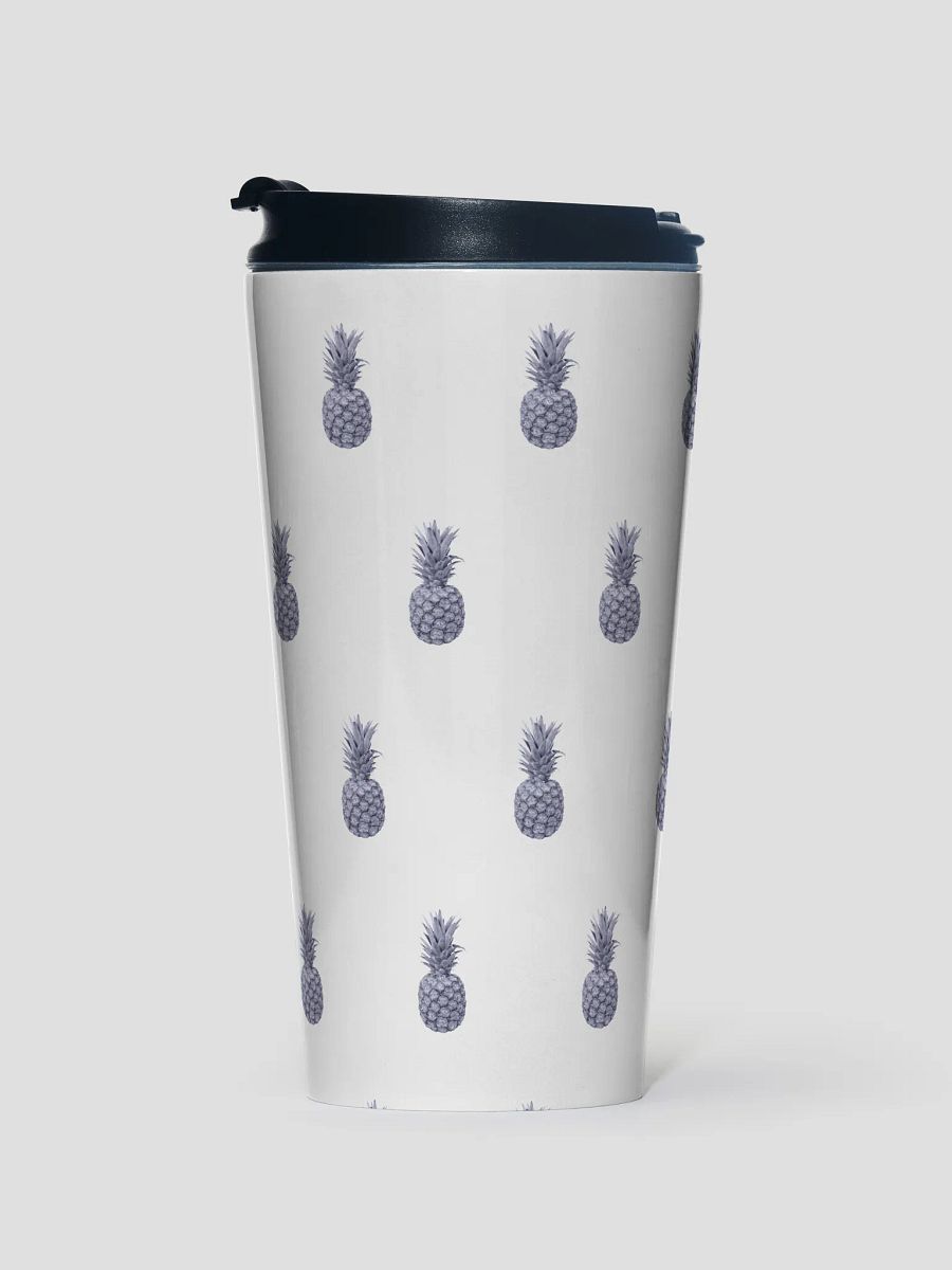 Monochrome Pineapple Stainless Steel Small Travel Mug product image (1)