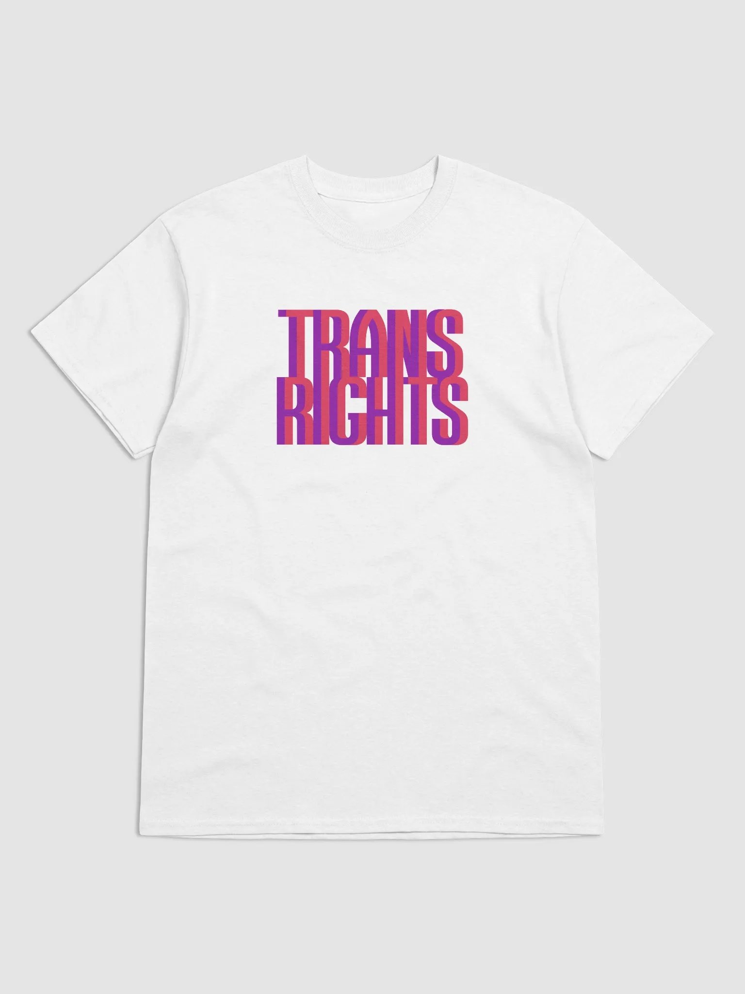 Trans Rights T-shirt (Magenta) product image (1)