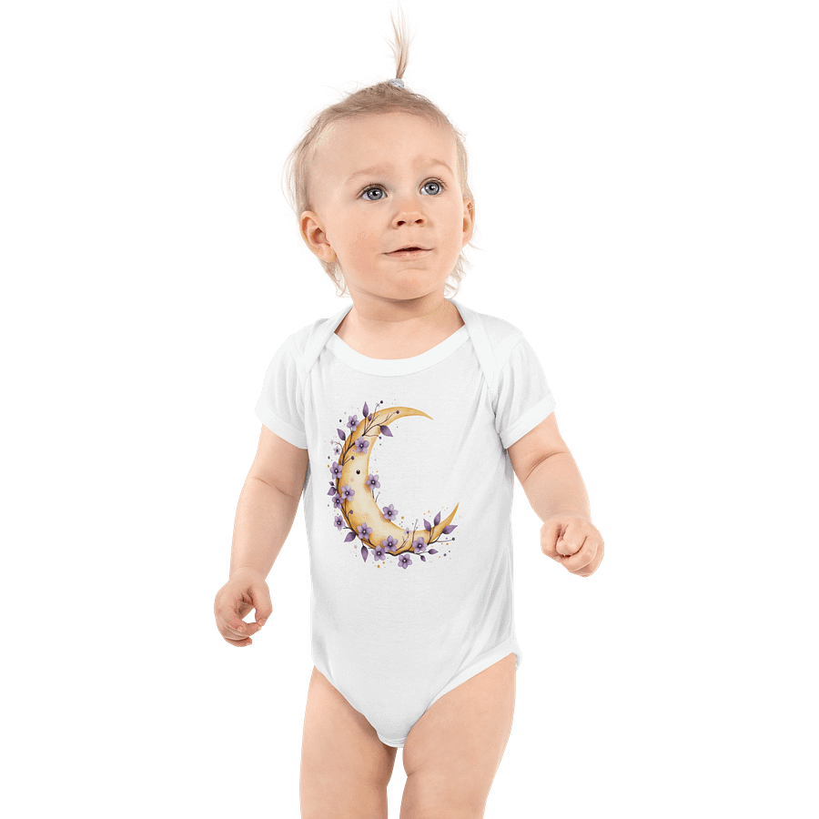 Celestial Crescent Baby Bodysuit product image (1)