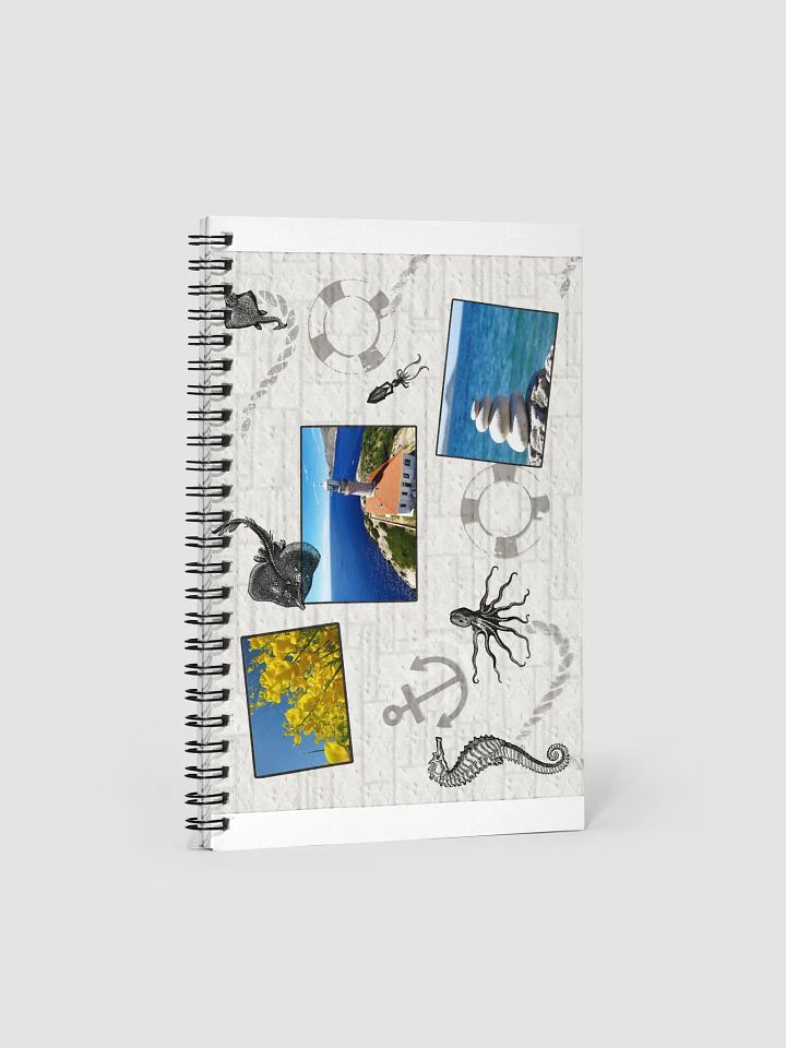 Sea design (photoshop art by Dina R.) - Spiral Notebook product image (1)