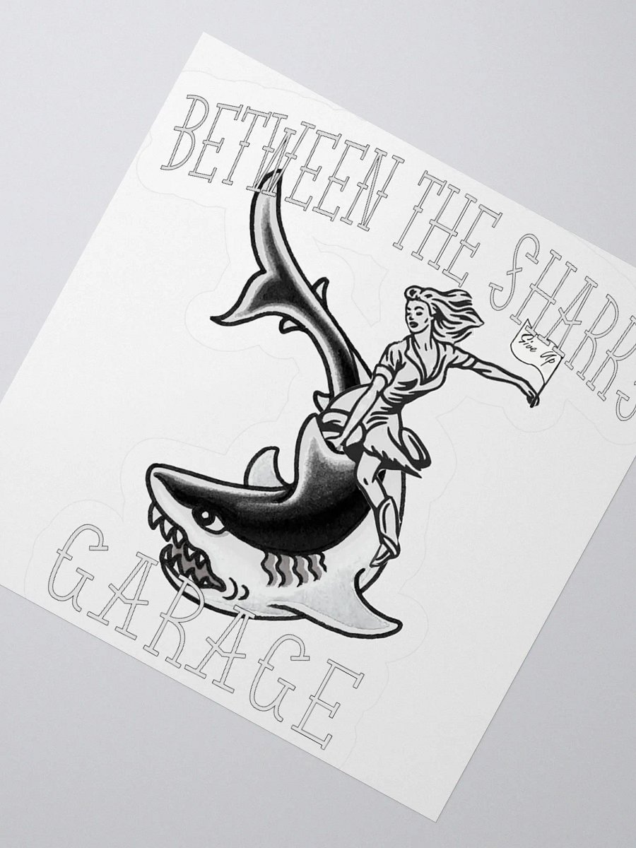 Between the Sharks Sharkrider Logo White BG 3x3 product image (2)
