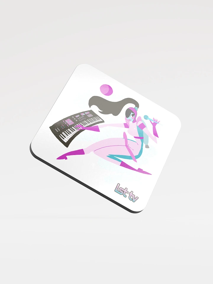 Astro-Synthpop Cutie Cork Coaster product image (1)