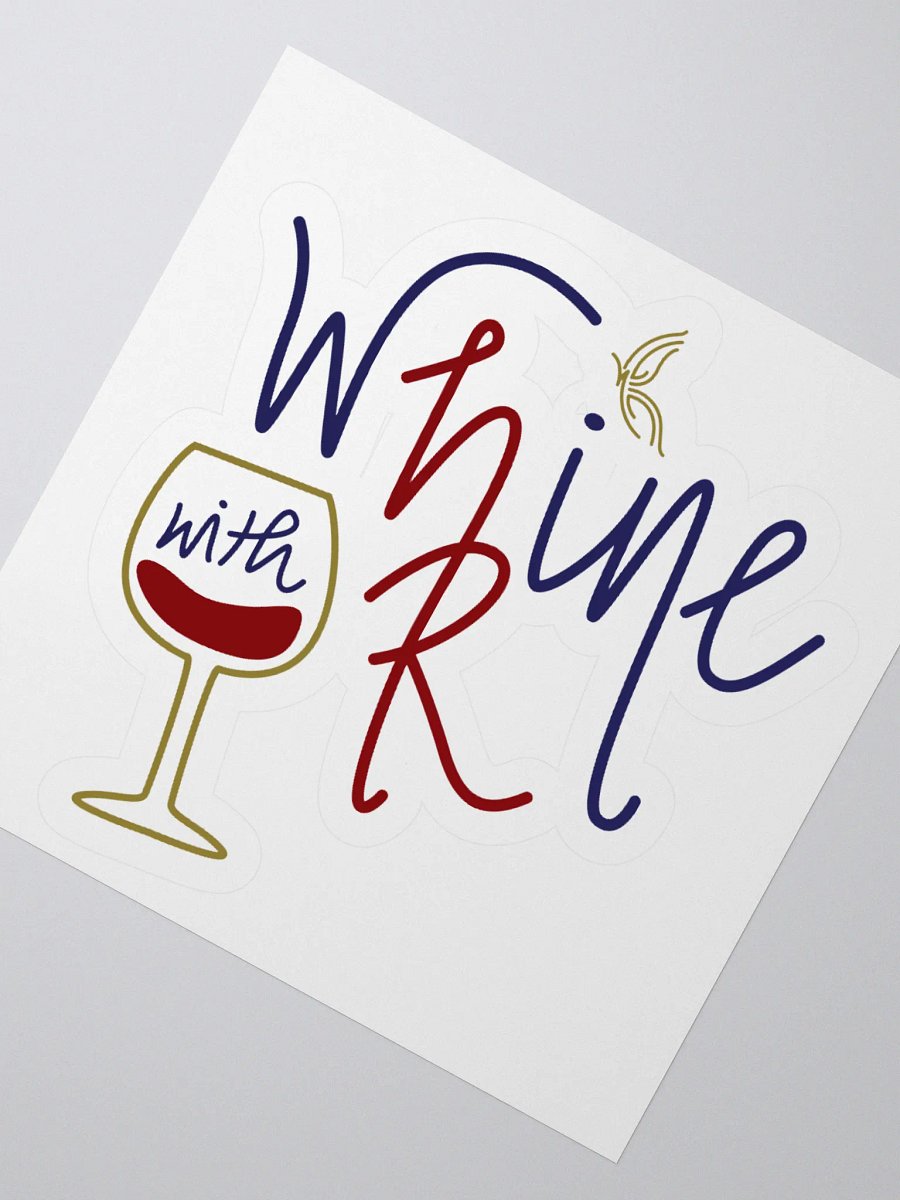 Whine with HR Kiss Cut Sticker product image (4)