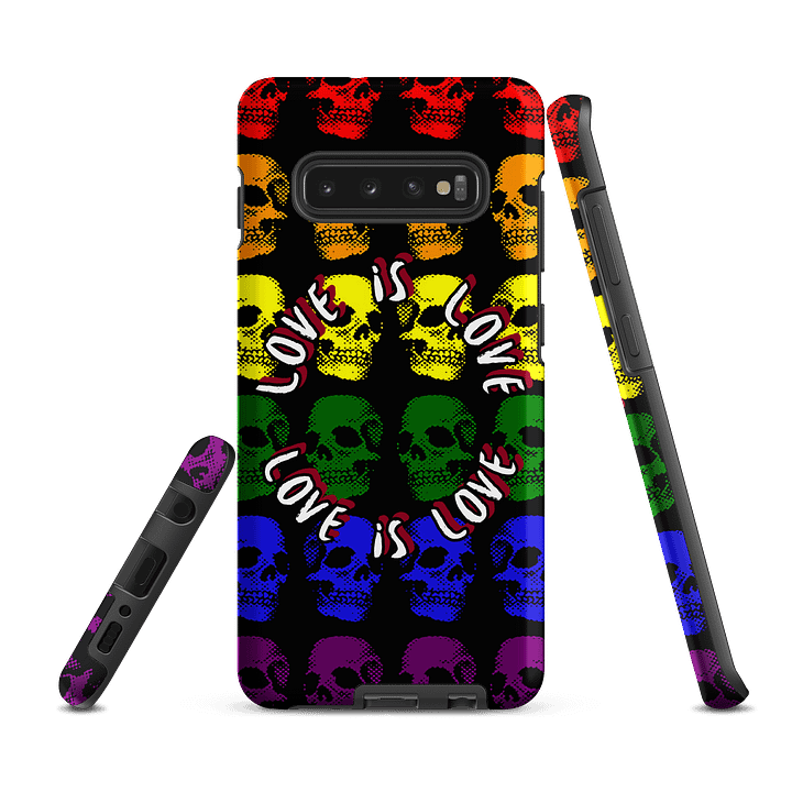 pride love is love rainbow skull Samsung product image (3)