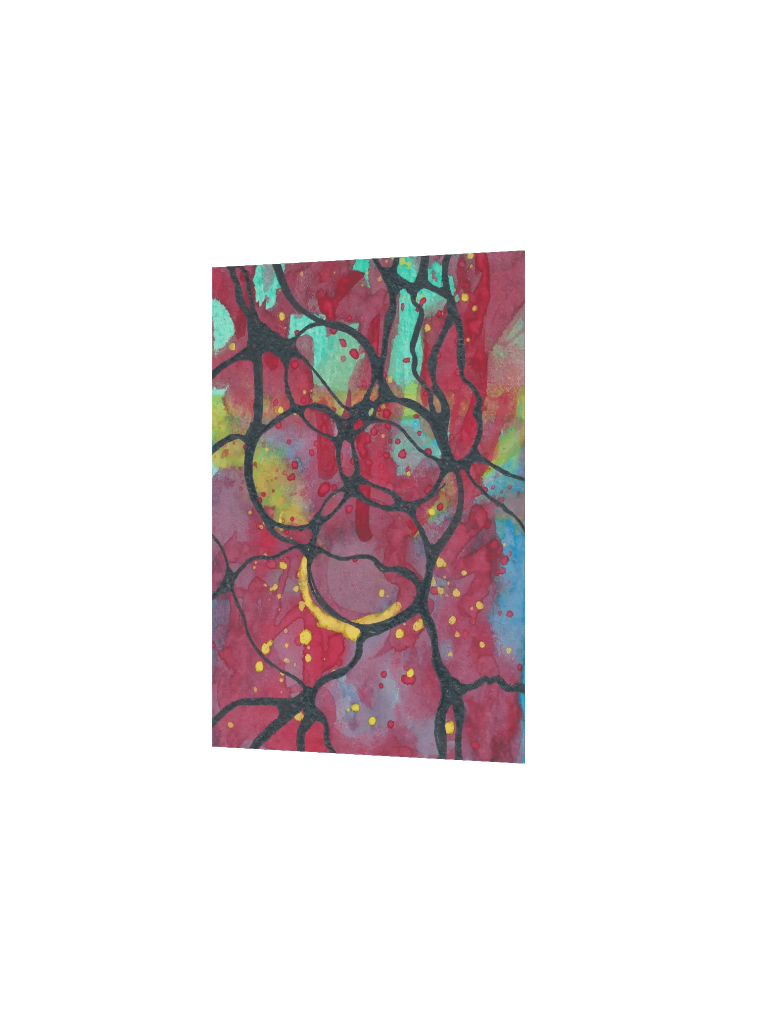 Abstract Ink & Watercolor Print product image (2)