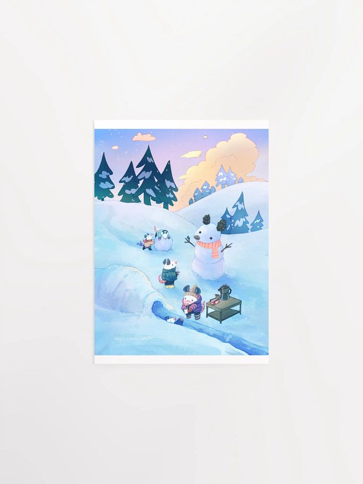 Snow Adventures Possum Print product image (1)