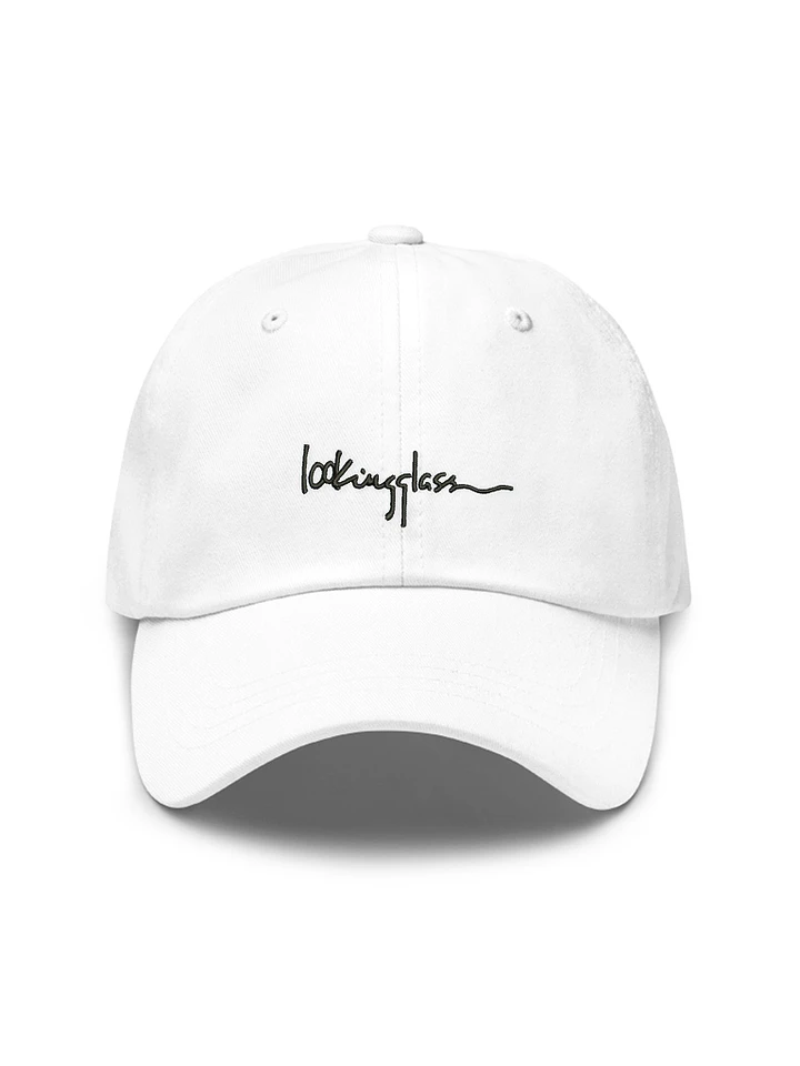 Lookingglass Black Logo White Hat product image (1)
