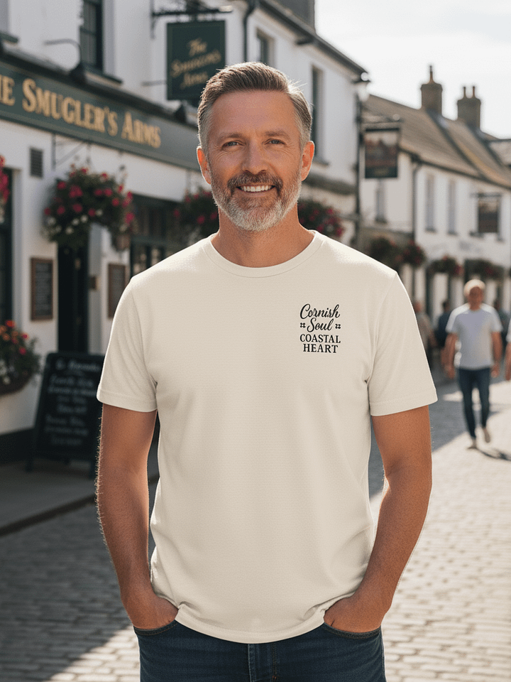 "Cornish Soul, Coastal Heart" Unisex T-Shirt product image (1)
