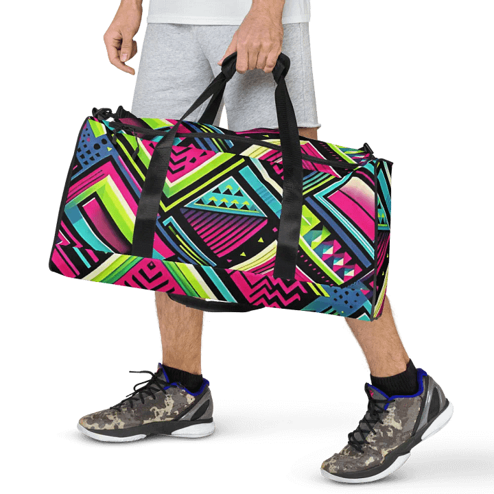 Neon Pop Art Duffle Bag product image (1)