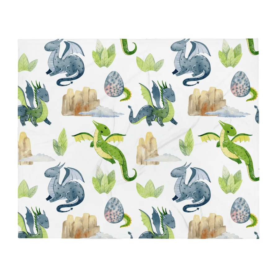 Mystical Dragon Throw Blanket product image (1)