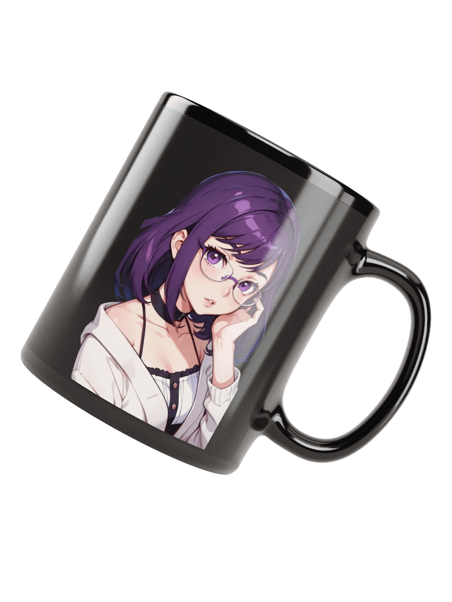 (Purple WAIFU) K Black Mug product image (4)