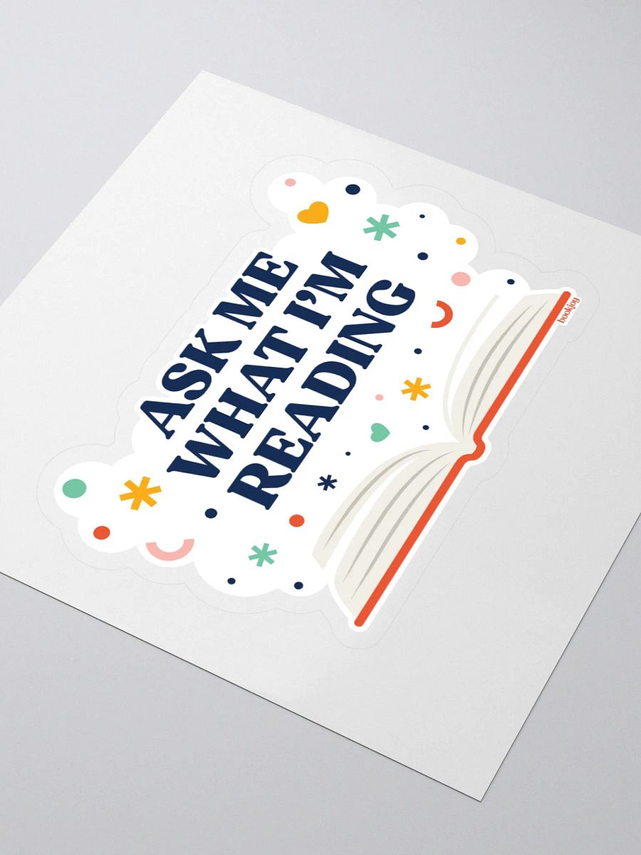 Ask Me What I'm Reading Sticker product image (3)