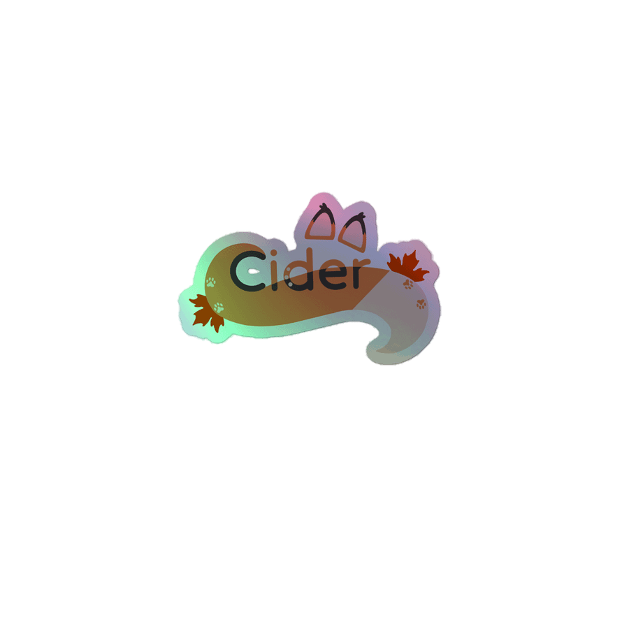 Shiny Cider Logo Sticker product image (1)