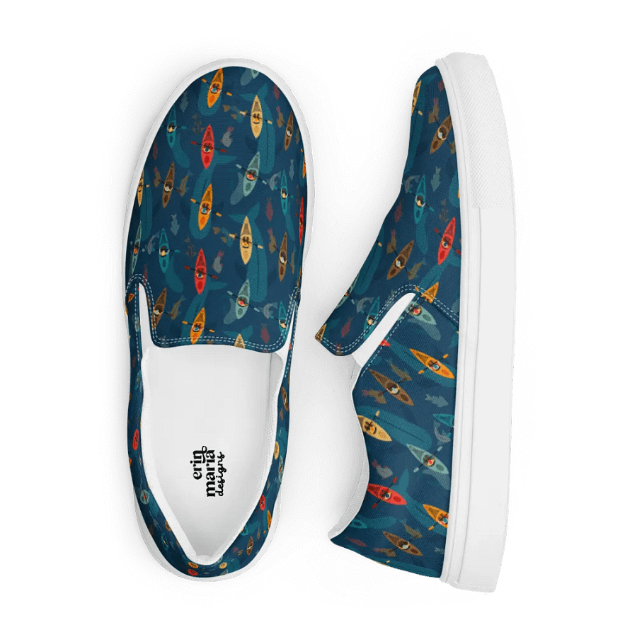 Underwater Surprise - Mens Slip On Canvas Shoes product image (9)