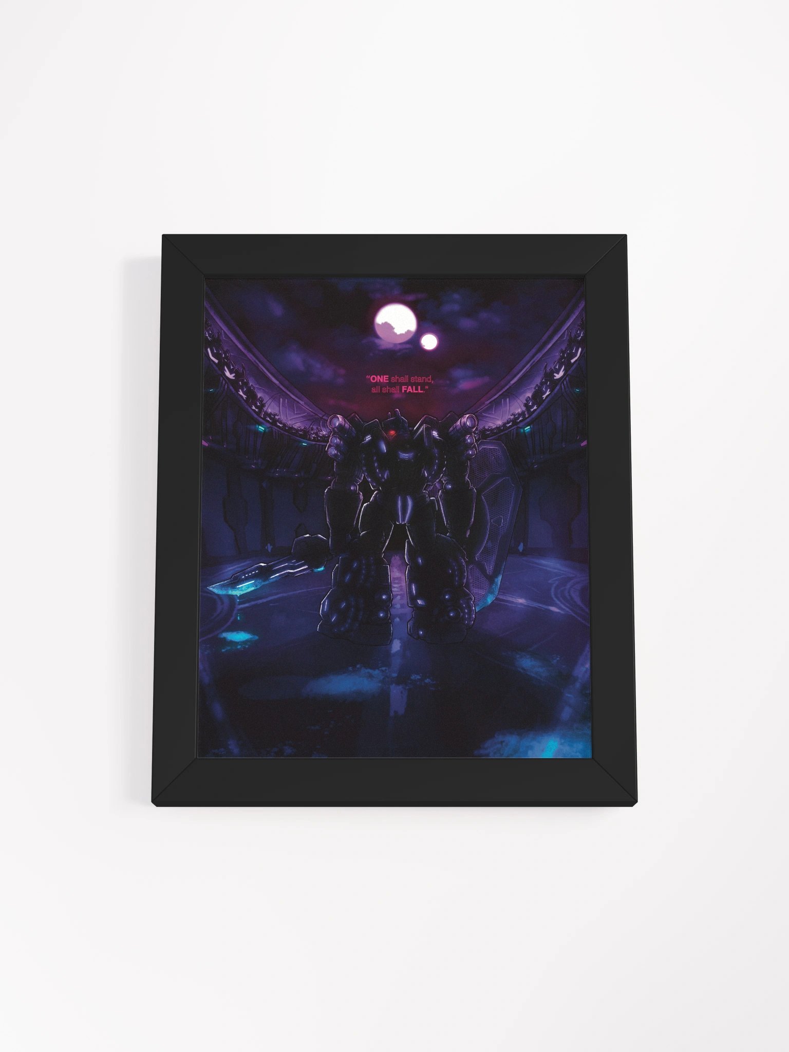 Villain Framed Poster (Quote) product image (1)