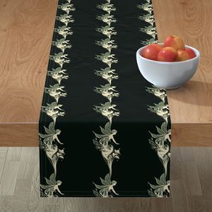 Seamless Pattern - Fairy Flower Stripes in Cream and Green product image (8)