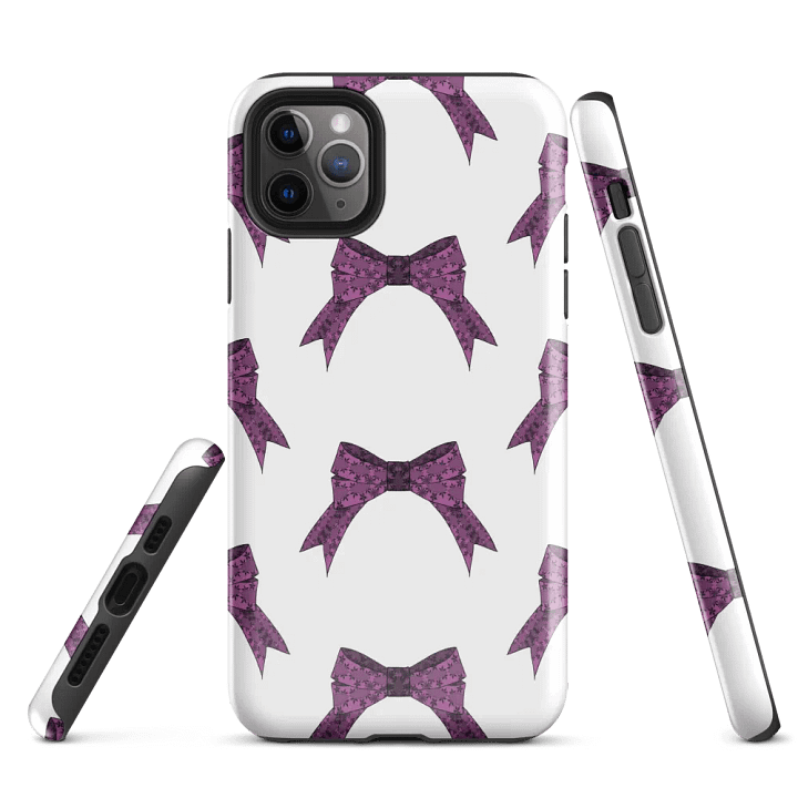 Starry Purple Bows iPhone® Tough Case product image (3)