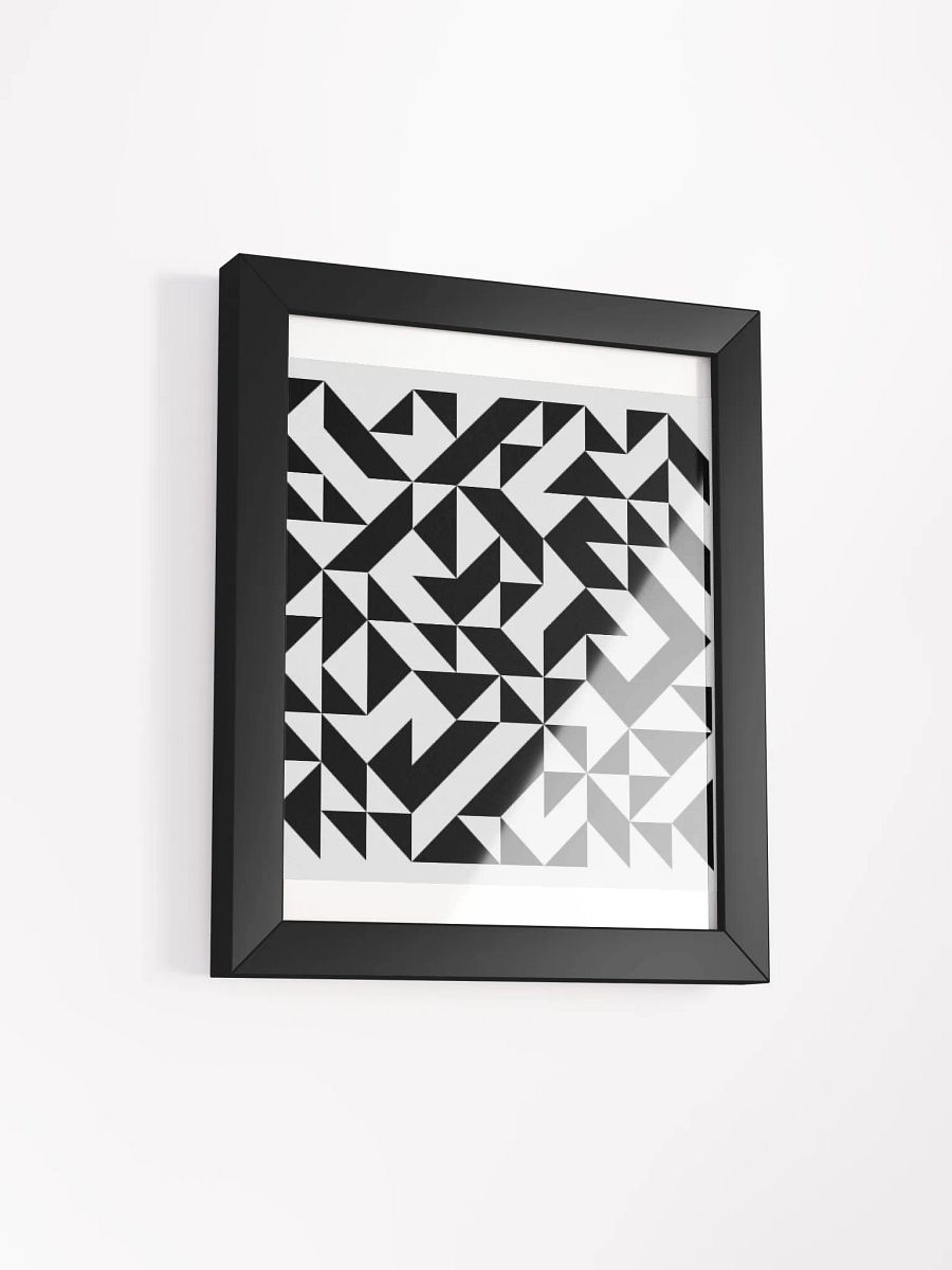 Abstract Geometric Fusion Framed Poster product image (16)