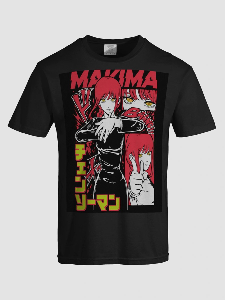 Dynamic Makima Manga T-Shirt product image (5)