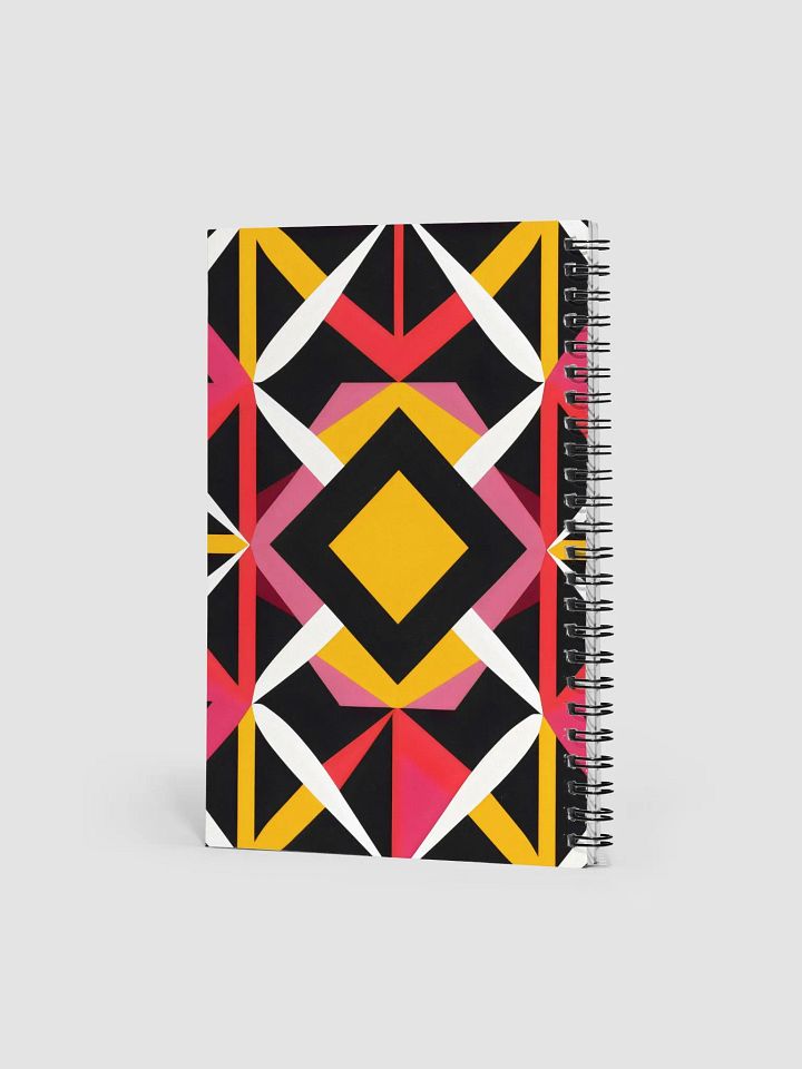 Geometric Harmony Spiral Notebook product image (2)