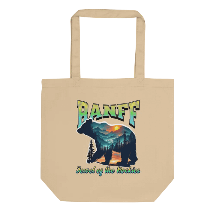 Banff Jewel Of The Rockies Bear Eco Tote Bag product image (1)