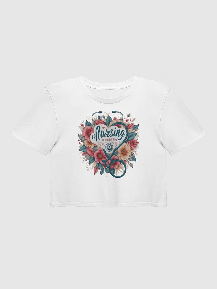 Nursing Heartbeat Women's Crop Top product image (5)
