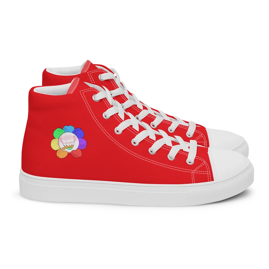 Red and White Flower Sneakers product image (15)