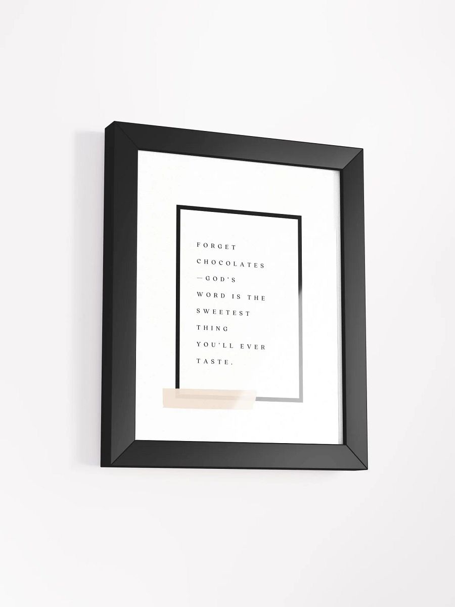 Forget chocolates—Framed Poster product image (44)