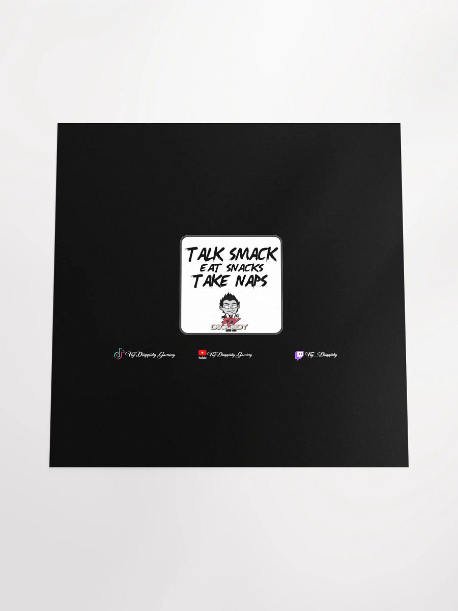 Fly Diiqqiidy Quote Matte Black Poster 18x18 product image (4)