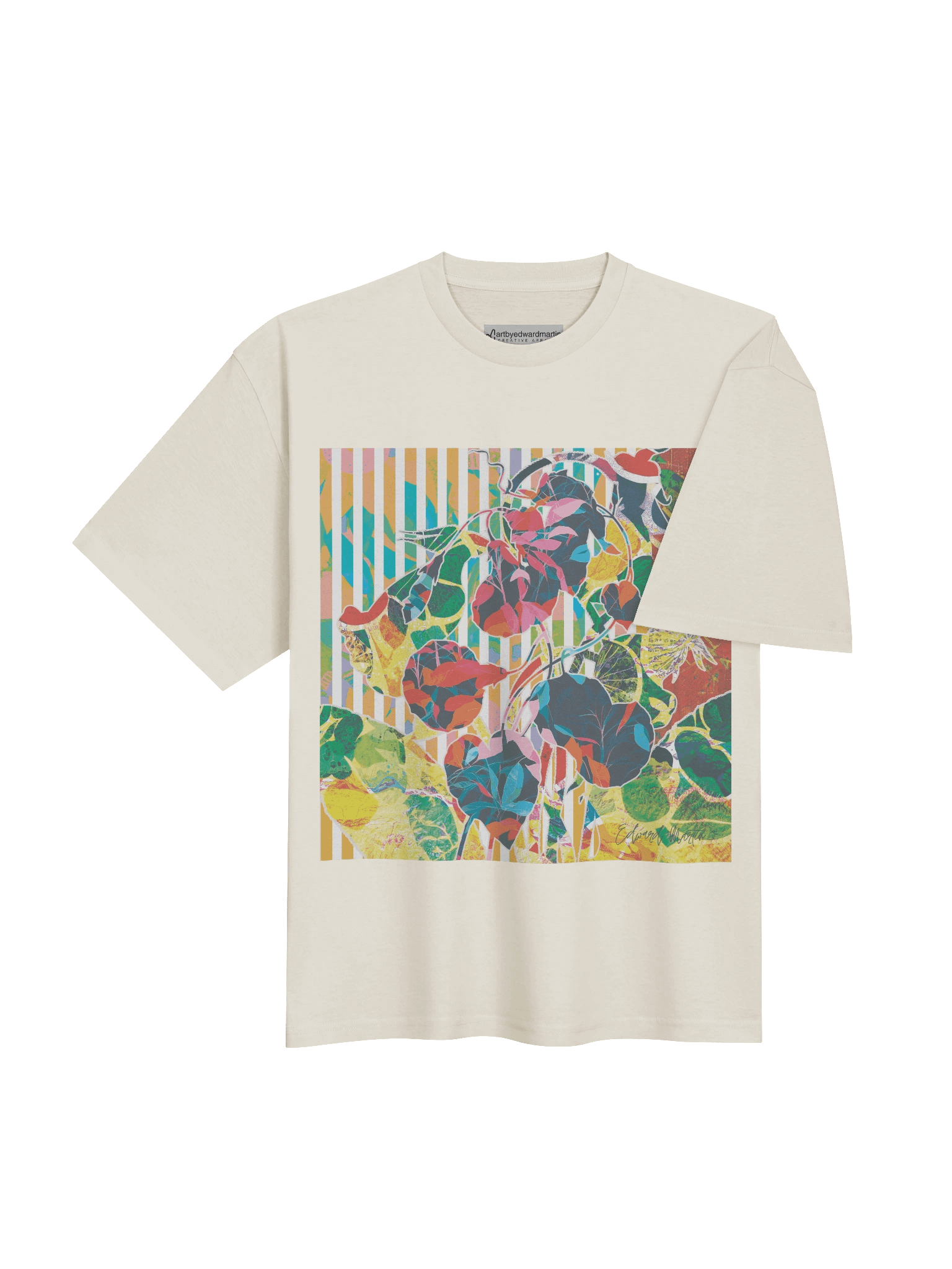 'Viñas en la Veranda' by Edward Martin Oversized Tee product image (4)