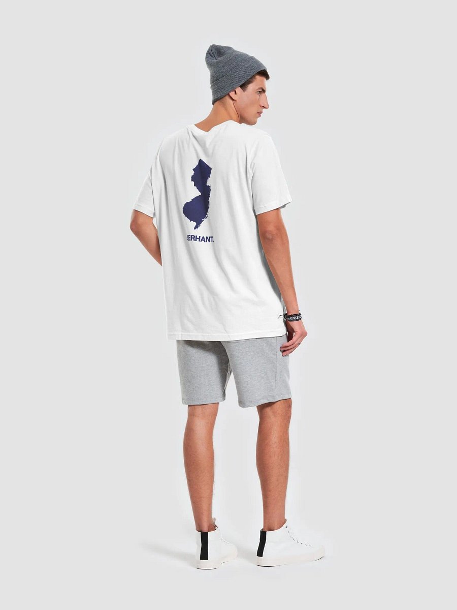 SERHANT. New Jersey White State T-Shirt product image (1)