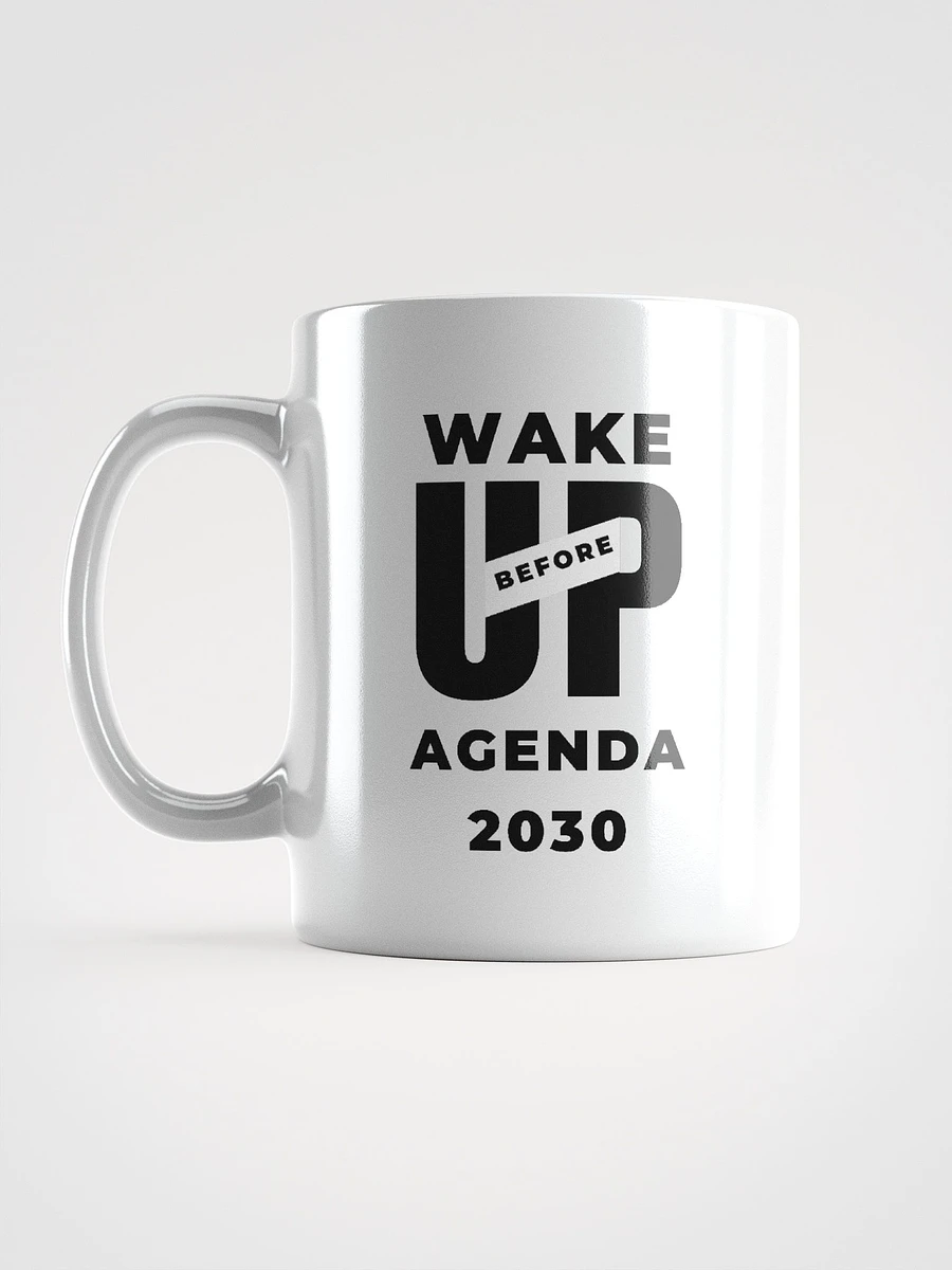 White Mug Wake Up Before Agenda 2030 product image (11)