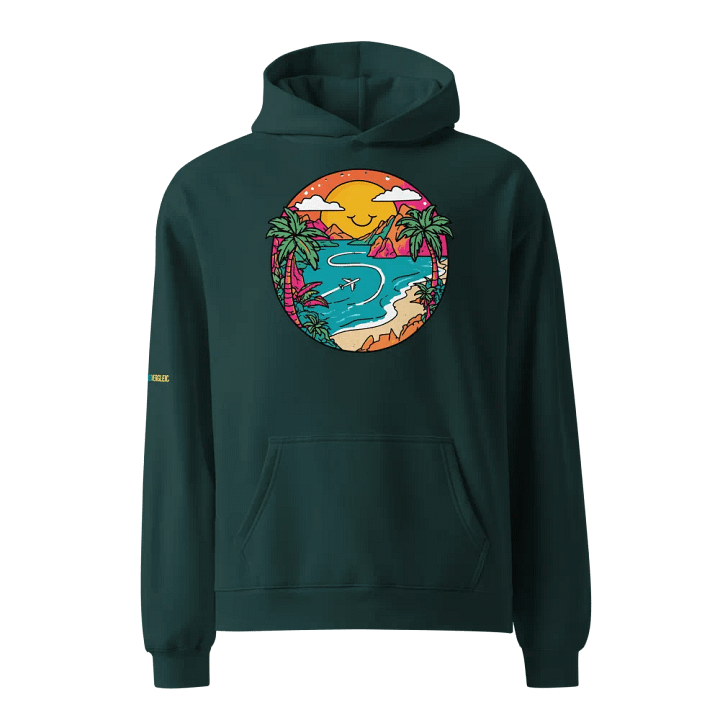 AS Colour Unisex Premium Oversized Hoodie | AI Design Travel icon product image (1)