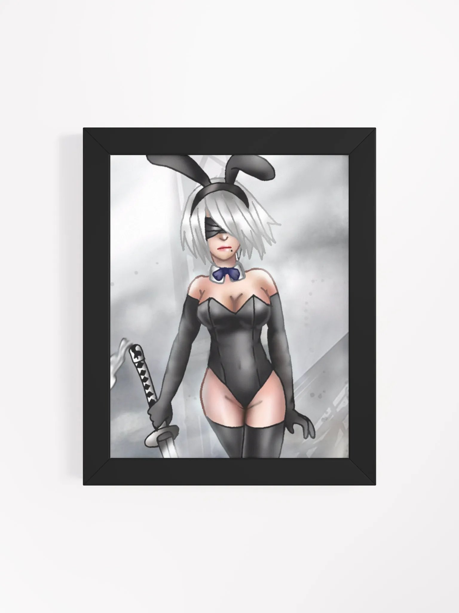 Bunny girl 2b in Frame Poster product image (25)