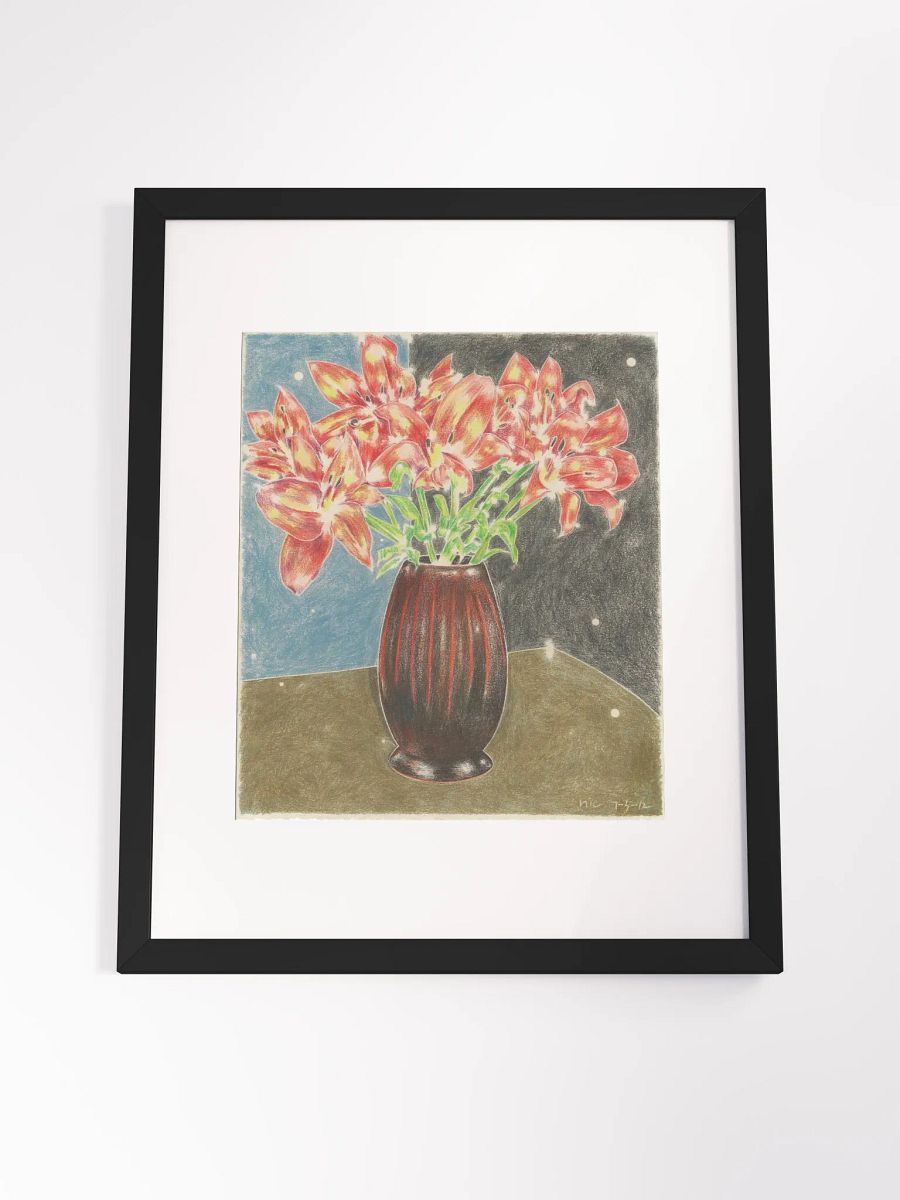 Lillies 7.5.12 print framed product image (8)