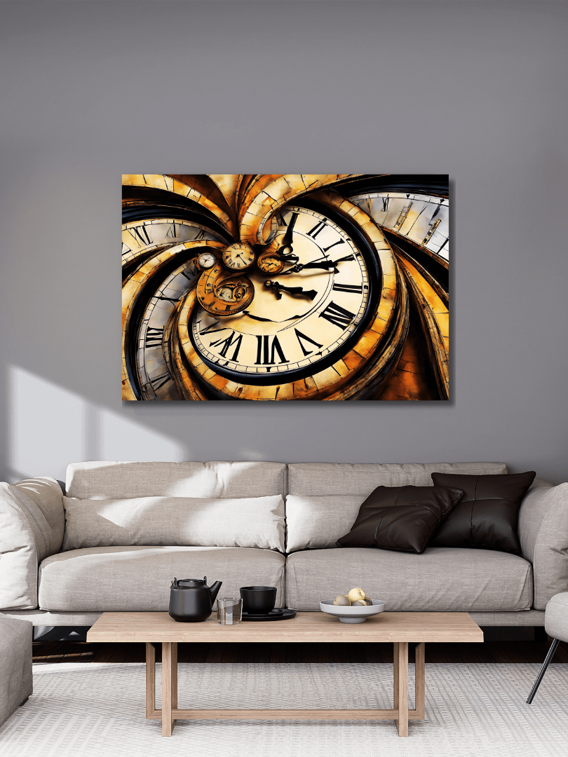 Time Confusion-8 | Canvas Artistic Wall Painting product image (8)