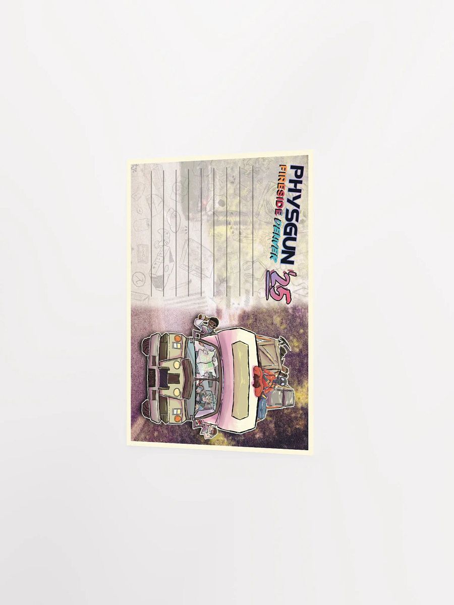 Physgun Fireside Denver 2025 LAN Poster - Postcard Version product image (2)