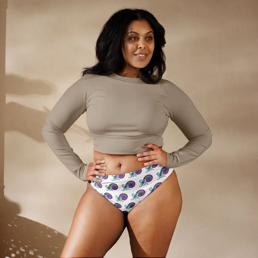 Ammonite High Waisted Bikini Bottom product image (3)