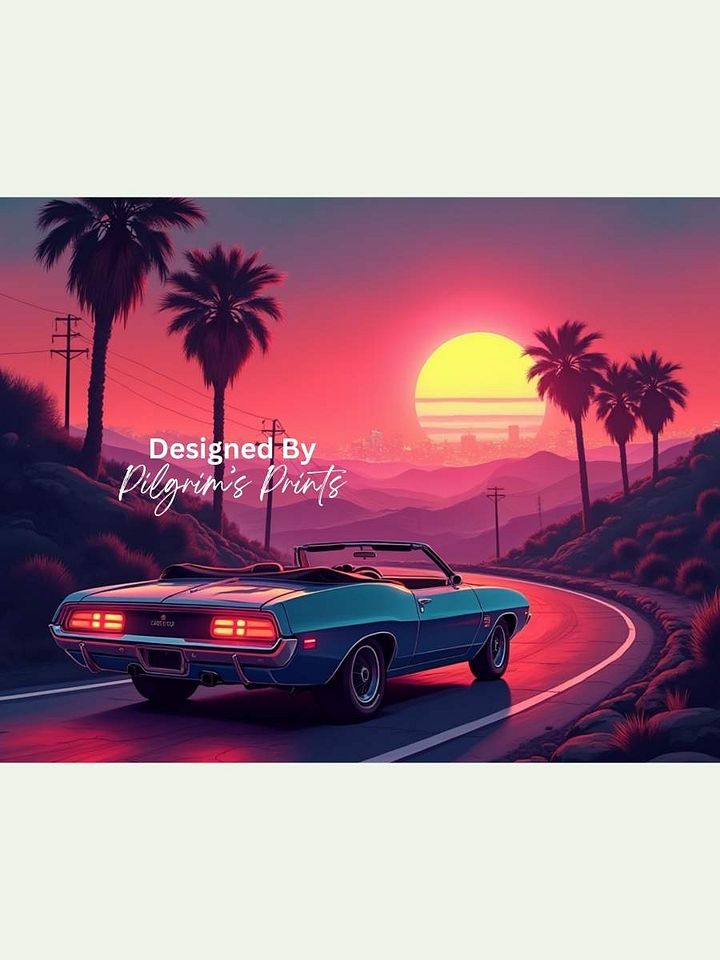 Sunset Cruise - Neon Dreams - 14x11 product image (1)