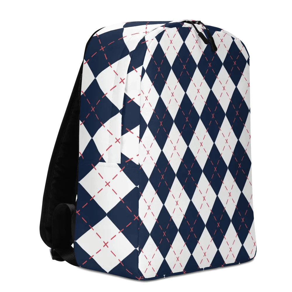 Argyle Elegance All-Over Backpack product image (1)