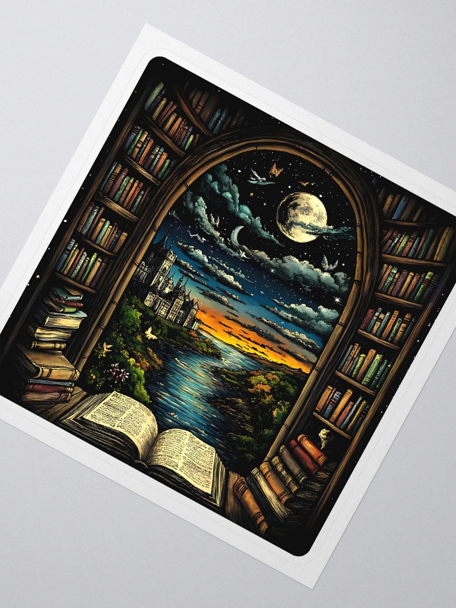 Reading Room With A View Sticker product image (2)