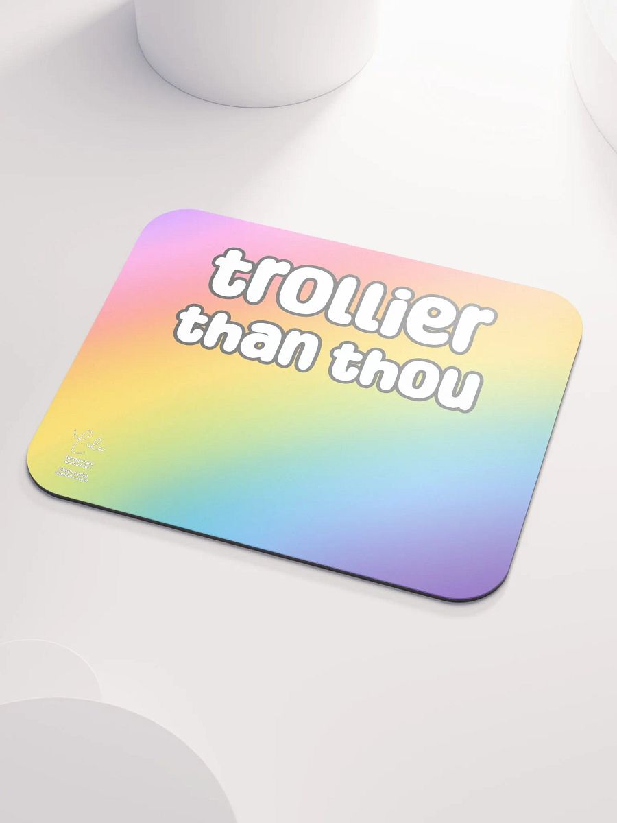 Trollier Than Thou Medium Mouse Mat - rainbow product image (3)