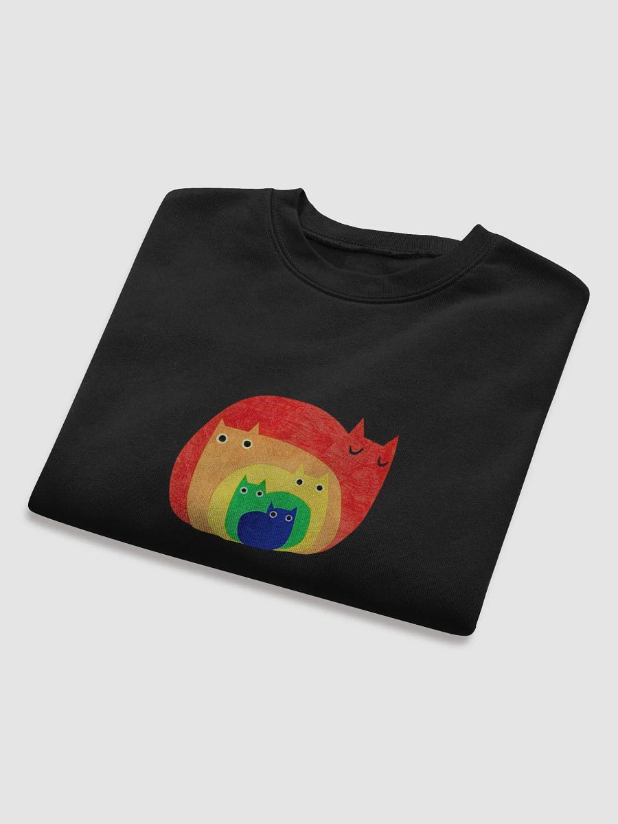 Nested Colors Cats Whimsical Sweatshirt product image (37)