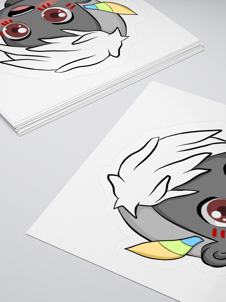 Vishy Smiling Alien Kiss Cut Stickers product image (12)