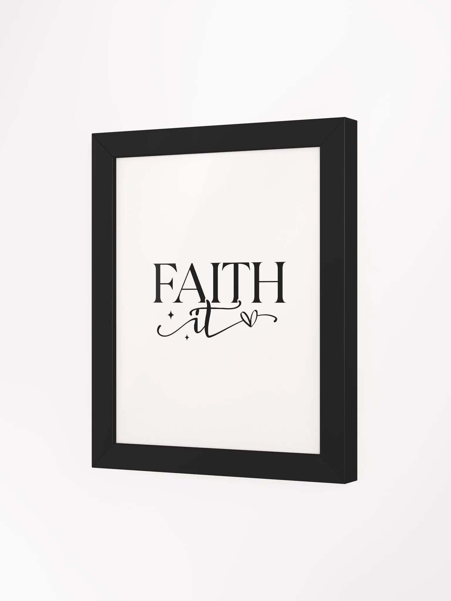 Faith It Custom Artwork Eco-Friendly Framed Print product image (79)