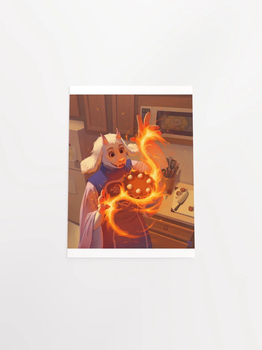 Toriel Uses Fire Magic Indoors Without Opening a Window and Gets Carbon Monoxide Poisoning and Dies Print product image (4)